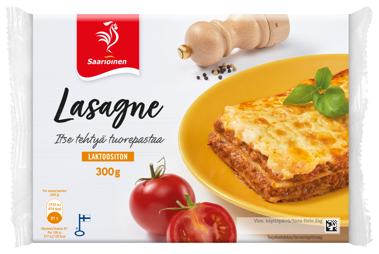 Saarioinen lasagne 300g | K-Ruoka Verkkokauppa