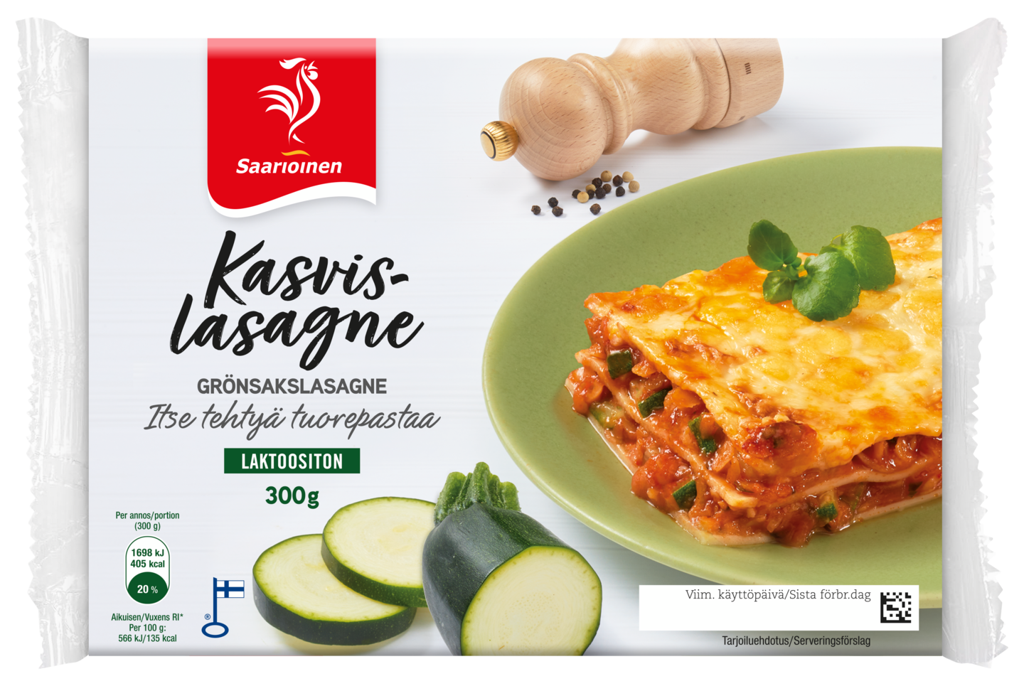 Saarioinen kasvislasagne 300g | K-Ruoka Verkkokauppa