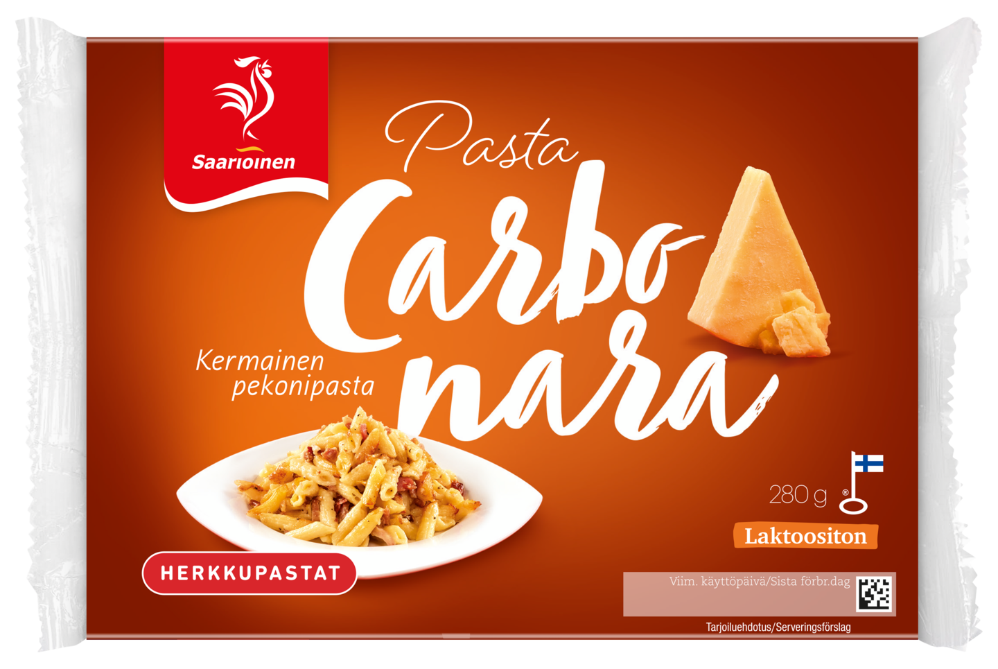 Saarioinen pasta carbonara 280g | K-Ruoka Verkkokauppa