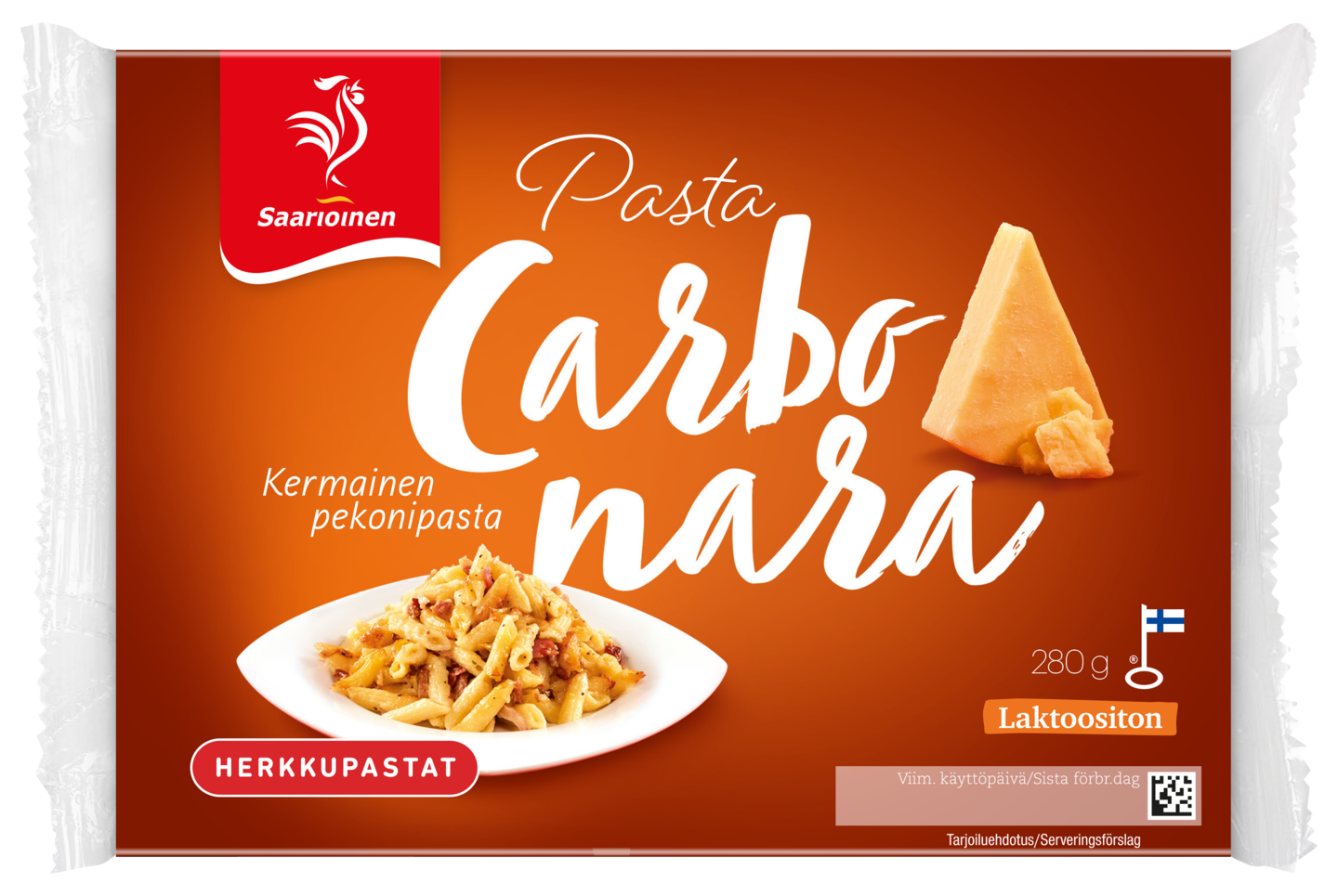 Saarioinen pasta carbonara 280g KRuoka Verkkokauppa