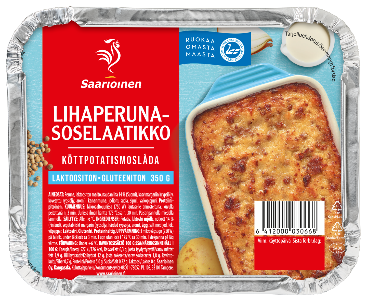 Saarioinen Lihaperunasoselaatikko 350 g