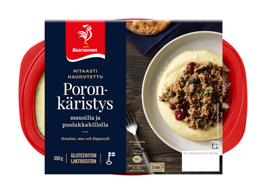 Saarioinen poronkäristys ja muusi 350g