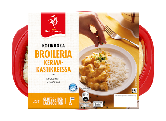Saarioinen broileria kermakastikkeessa 320g