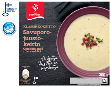 Saarioinen Klassikkokeitto savuporo-juustokeitto 300 g