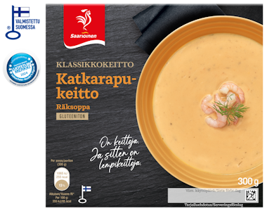 Saarioinen Klassikkokeitto katkarapukeitto 300 g