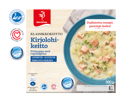 Saarioinen Klassikkokeitto kirjolohikeitto 300g
