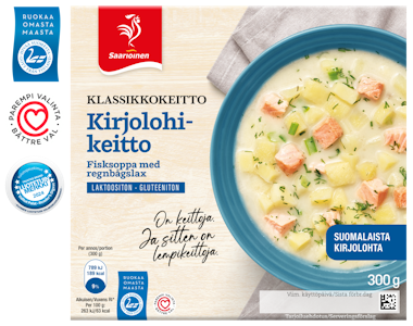 Saarioinen Klassikkokeitto kirjolohikeitto 300g