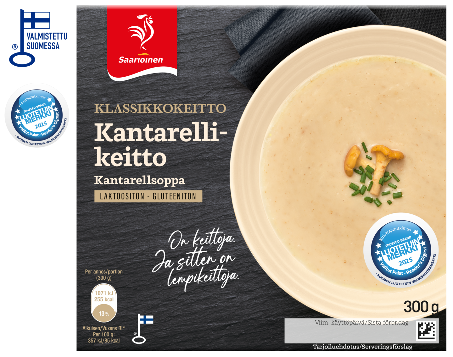 Saarioinen Klassikkokeitto kantarellikeitto 300 g