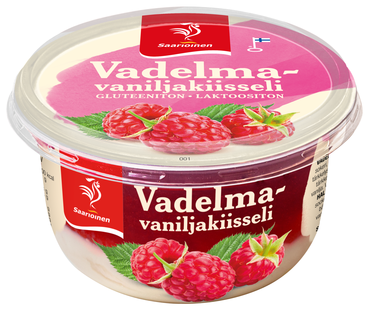 Saarioinen vadelma-vaniljakiisseli 175g