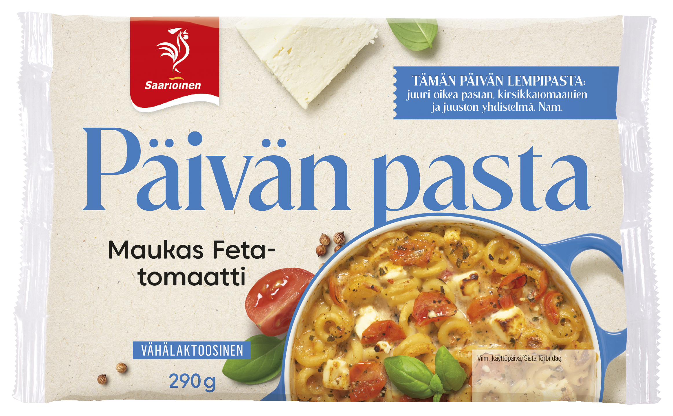 Saarioinen Päivän pasta maukas feta-tomaattipasta 290g | K-Ruoka  Verkkokauppa