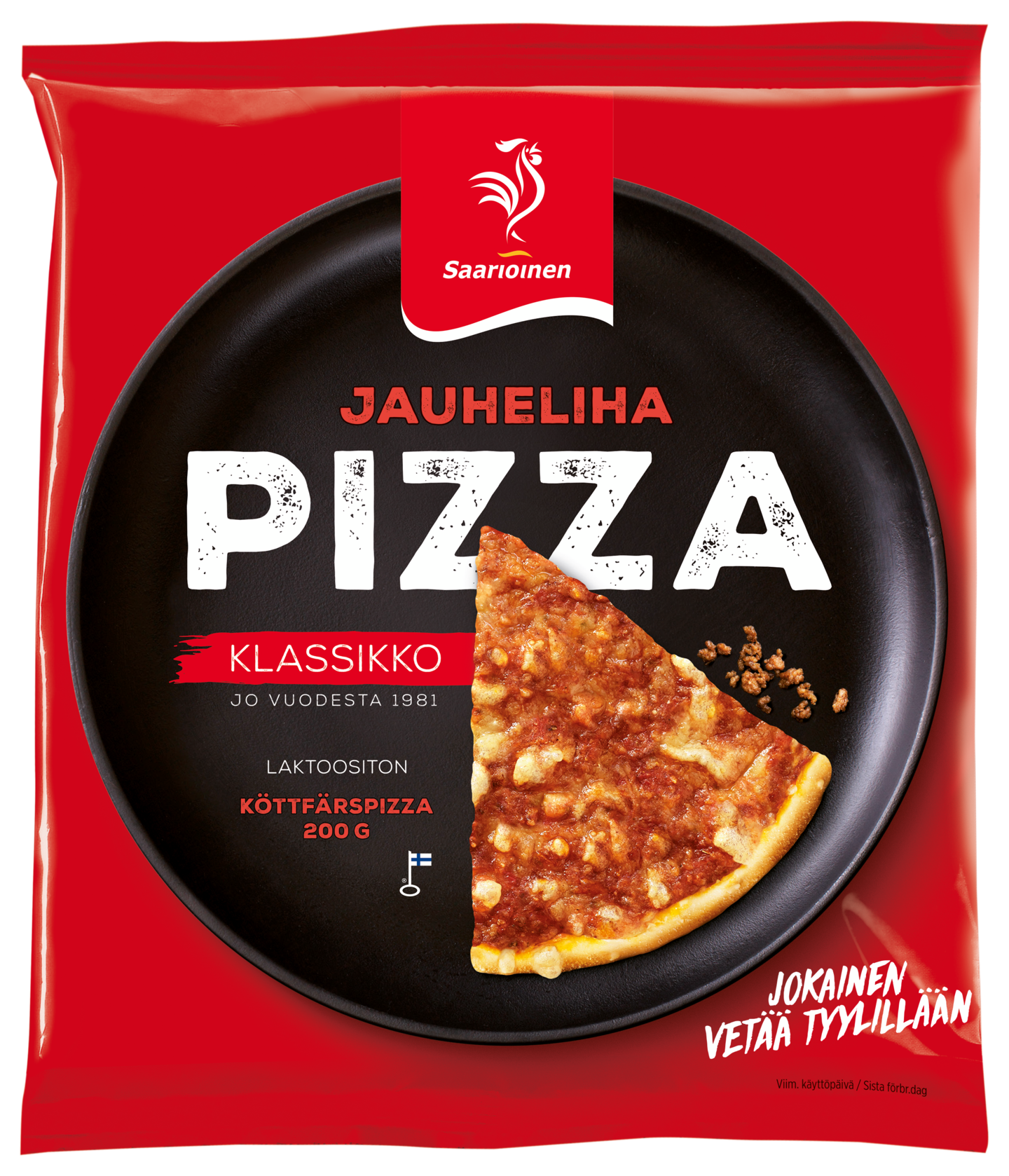 Saarioinen jauhelihapizza 200g