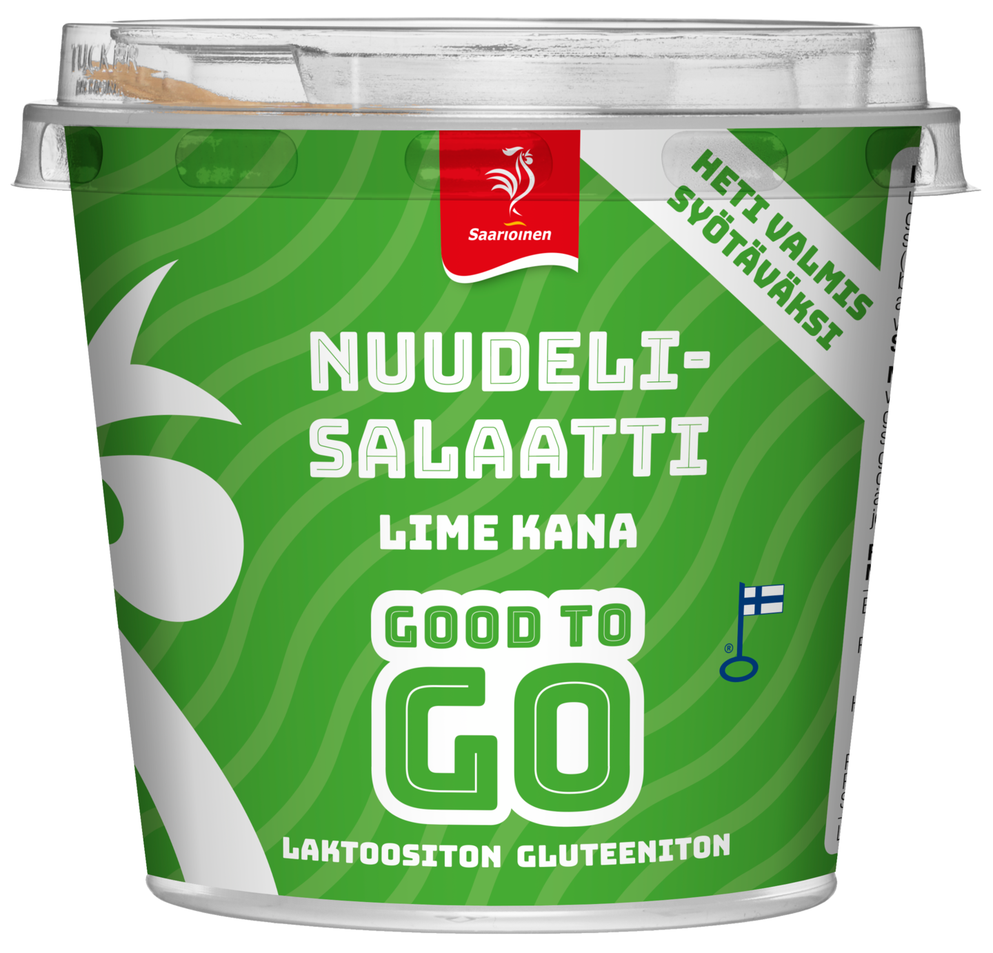 Saarioinen Good to Go lime kana-nuudelisalaatti 240 g