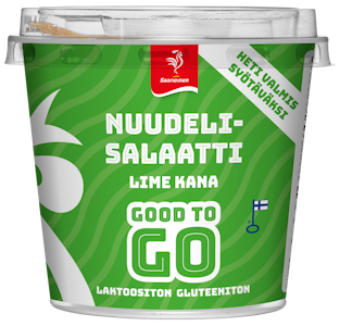 Saarioinen Good to Go lime kana-nuudelisalaatti 240 g