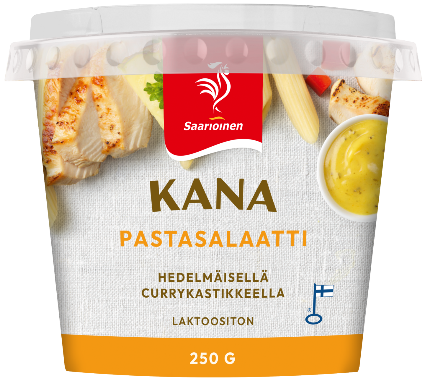 Saarioinen Eväs kana-pastasalaatti 250g — HoReCa-tukku Kespro