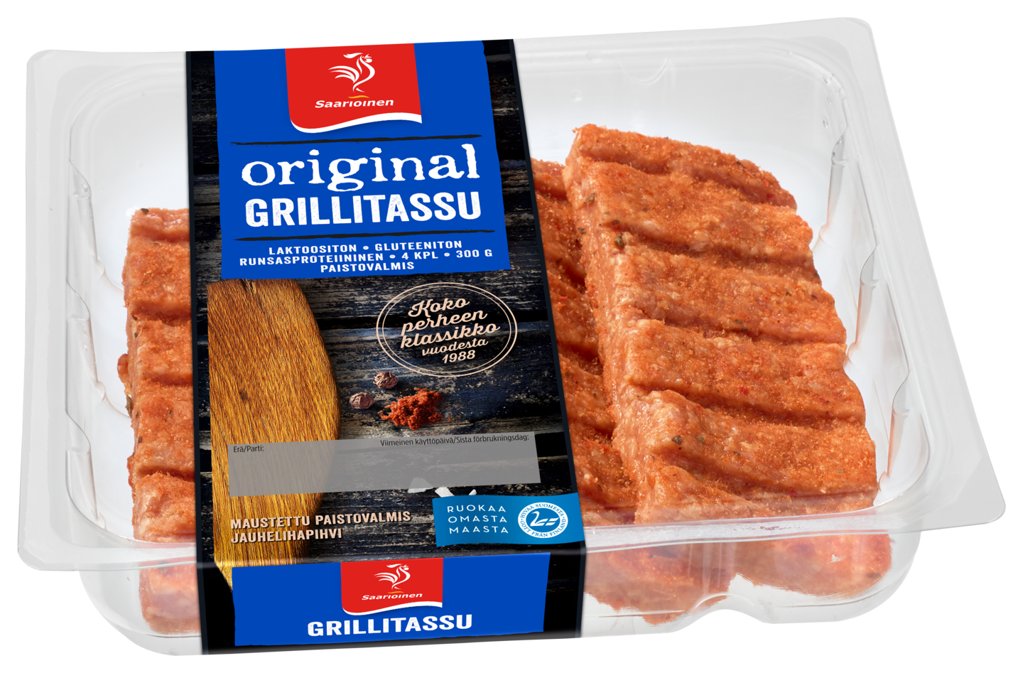 Saarioinen grillitassu 4kpl/300g