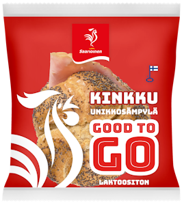 Saarioinen Good to Go unikkosämpylä kinkku 130 g