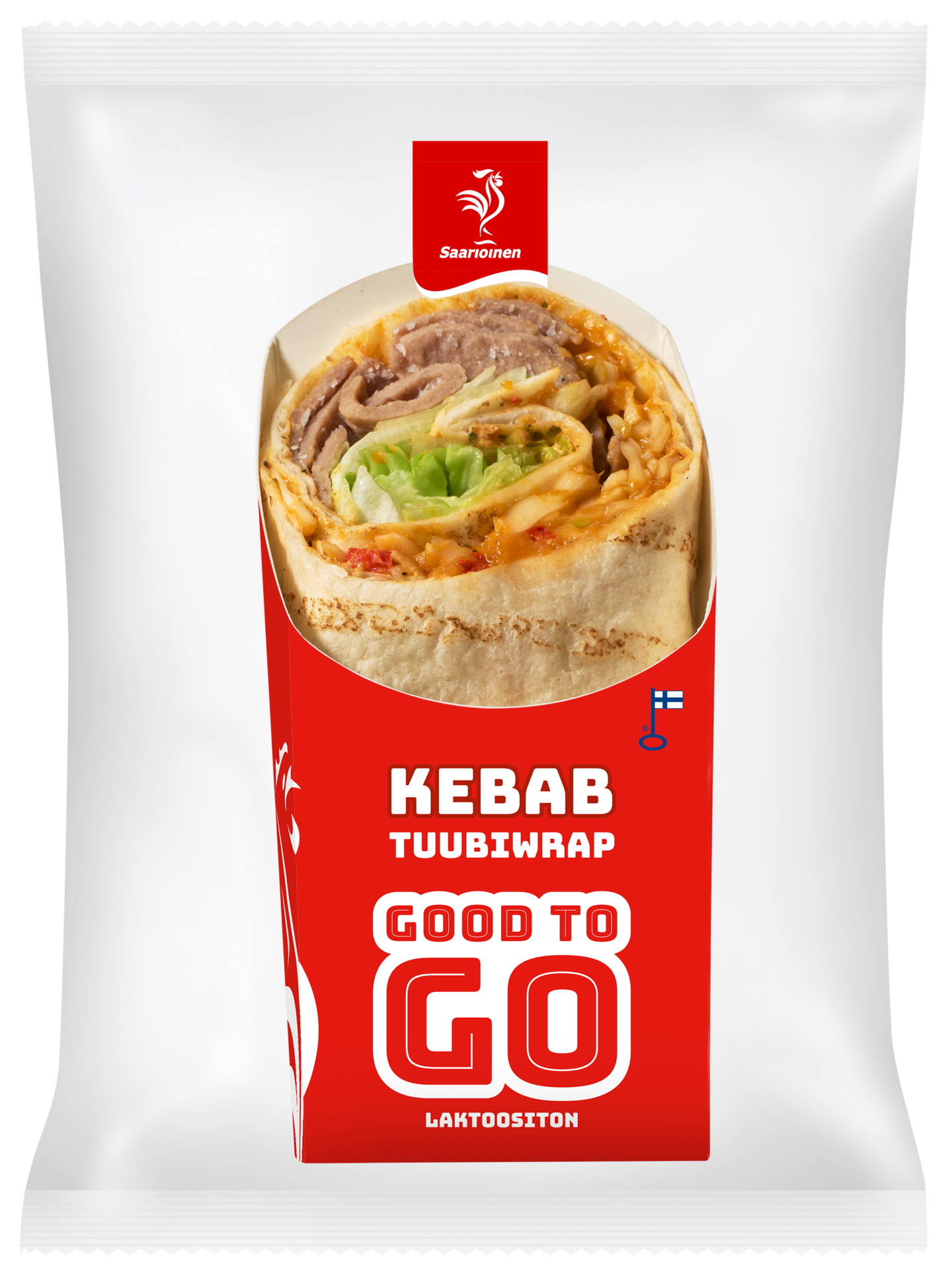 Saarioinen Good to Go tuubiwrap kebab 170 g