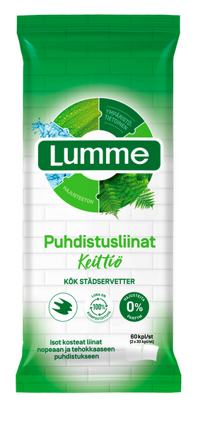 Lumme Keittiö puhdistusliinat 60kpl