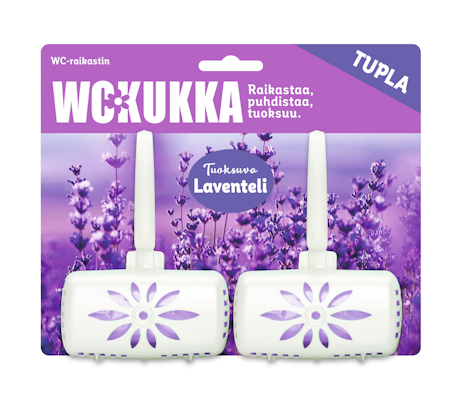 WC kukka wc-raikastaja 2x50g laventeli tuplapakkaus