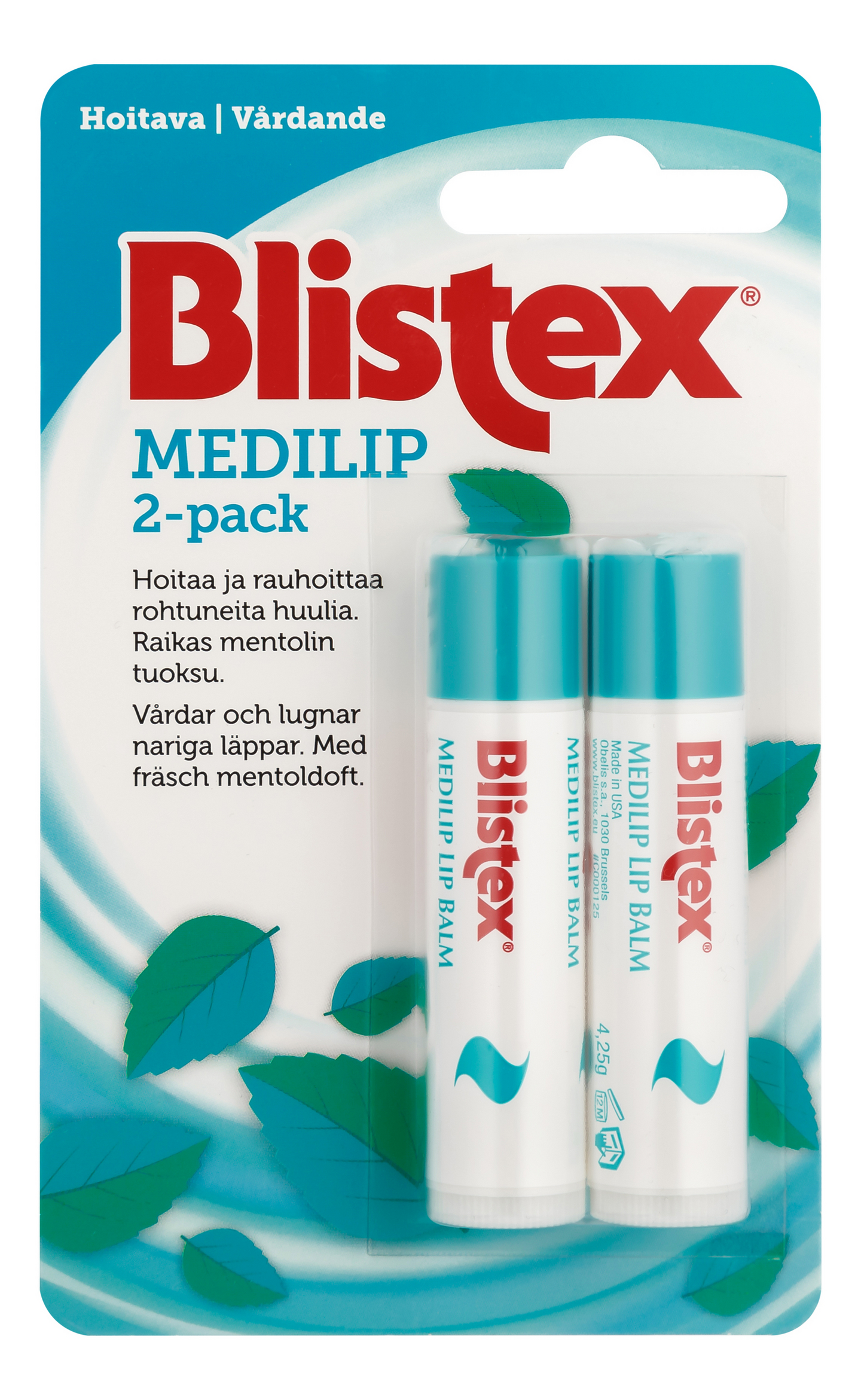 Blistex huulivoide 2x4,25g Medilip 2-pack