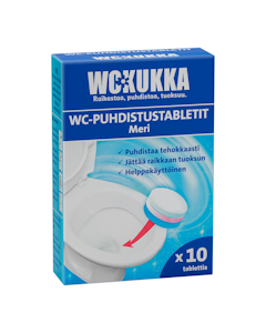 WC Kukka Meri WC-Puhdistustabletti 10x25g