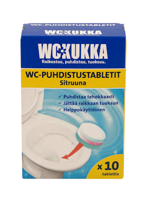 WC Kukka Sitruuna WC-Puhdistustabletti 10x25g