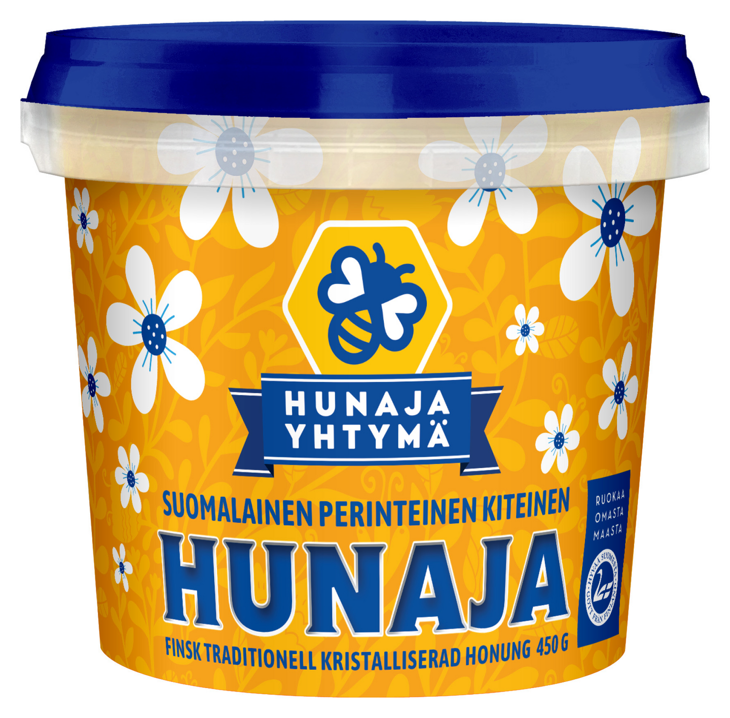 Hunajayhtymä suomalainen perinteinen kiteinen hunaja 450g