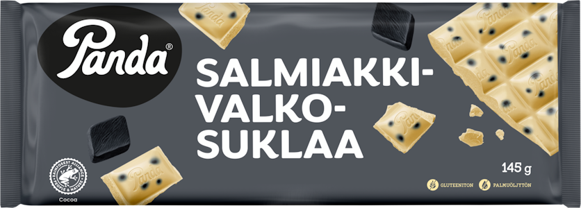 Panda Salmiakki valkosuklaa 145g