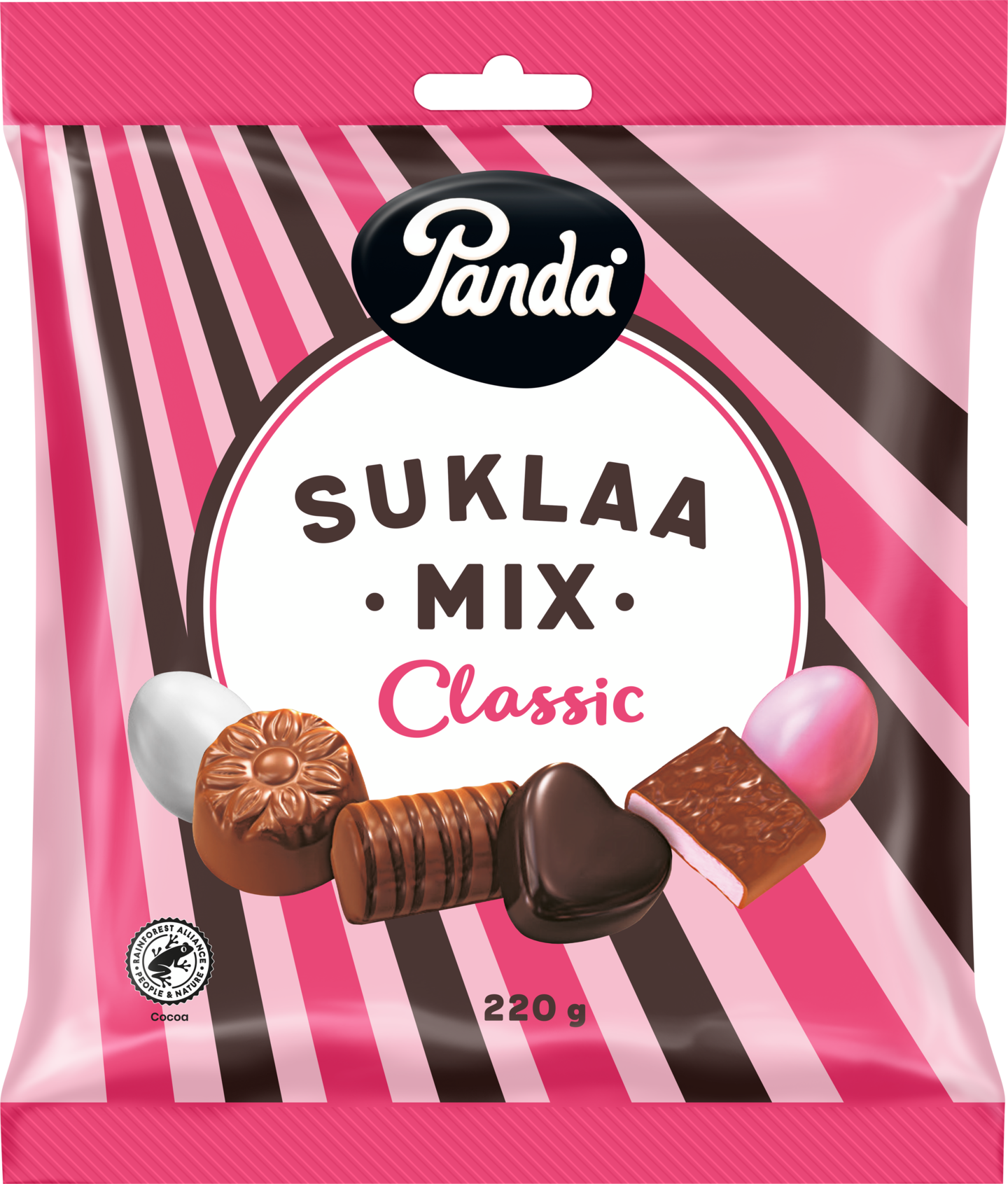 Panda Suklaamix Classic karkkipussi 220g