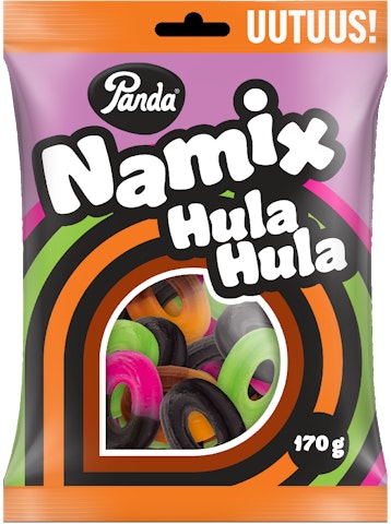 Panda Namix hula hula karkkipussi 170g