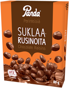 Panda Suklaarusinoita 80g RFA