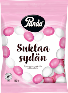 Panda Suklaasydän karkkipussi 150g