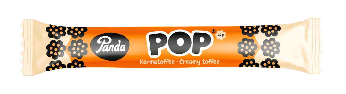 Panda Pop kermatoffee 22g täytelakritsipatukka