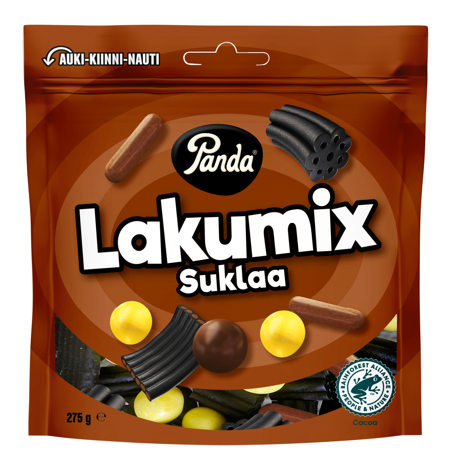 Panda Lakumix suklaa karkkipussi 275g