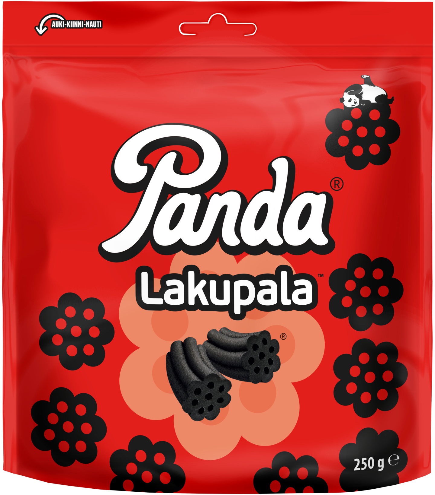 Panda lakritsipss 250g lakupala PUOLILAVA