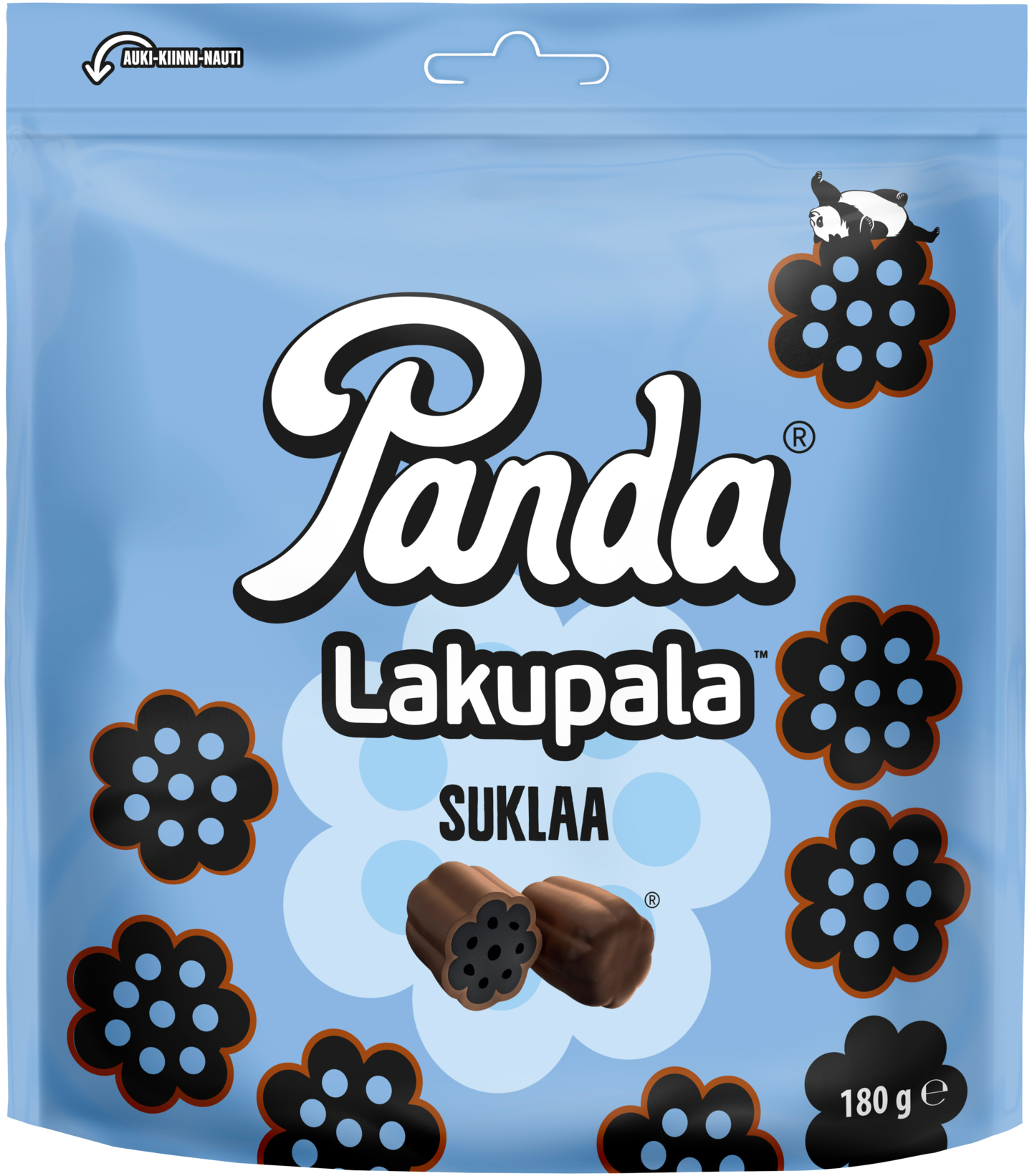 Panda Lakupala suklaa 180g karkkipussi