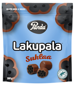 Panda Lakupala suklaa 180g karkkipussi