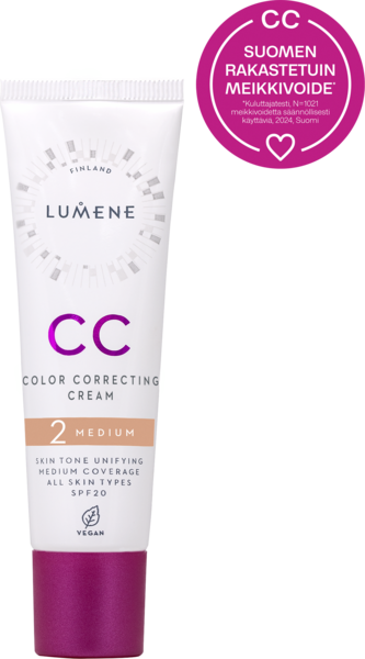 Lumene CC Color Correcting meikkivoide SK20 Medium 30ml