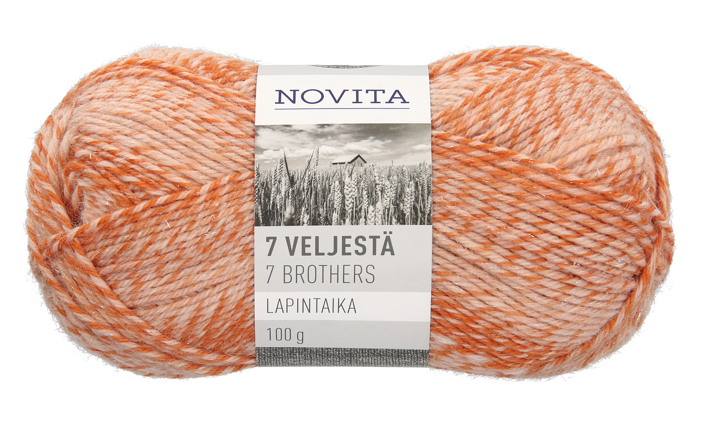 Novita 7 Veljestä Lapintaika 100g 823 karneoli