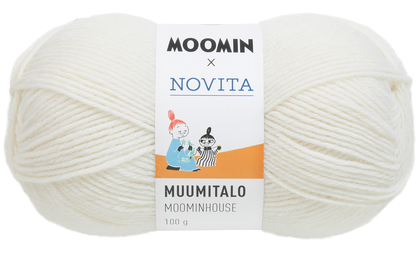 Novita lanka Muumitalo 100g 007 Muumipeikko