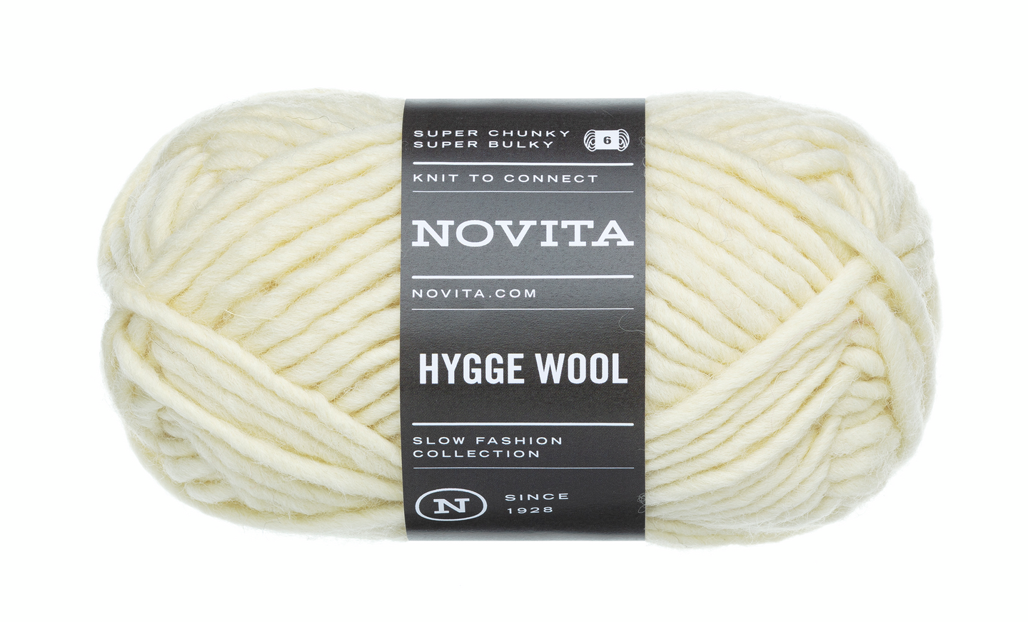 Novita Hygge Wool 100g 010 luonnonvalkoinen