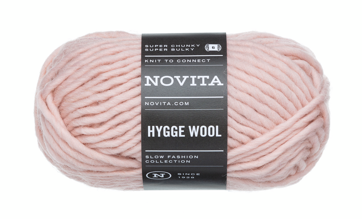 Novita Hygge Wool 100g 504 ruusuvesi