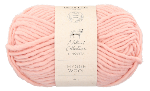 Novita Hygge Wool 100g 504 ruusuvesi