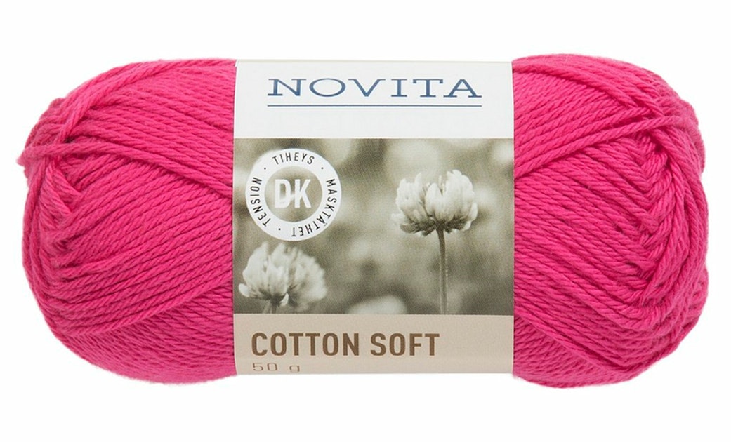 Novita Cotton Soft 50g 537 horsma | K-Ruoka Verkkokauppa