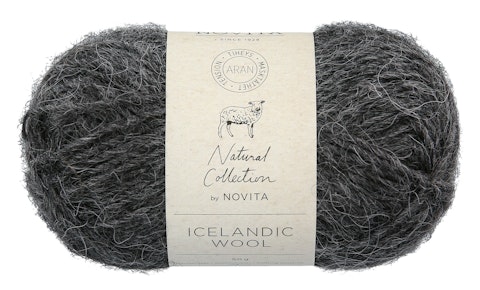 Novita Icelandic Wool 50g 044 grafiitti