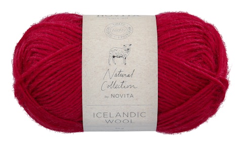 Novita Icelandic Wool 50g 523 puolukka