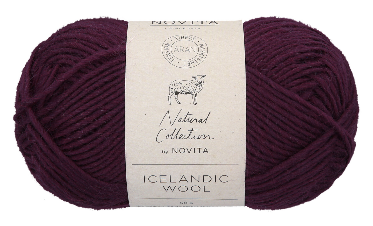 Novita Icelandic Wool 50g 596 akileija