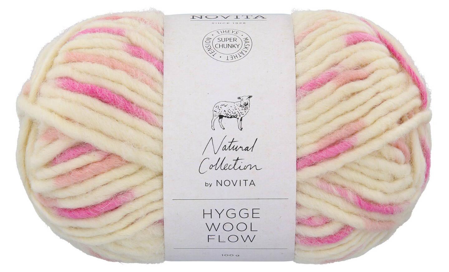 Novita Hygge Wool Flow villalanka 100g 942 nekku