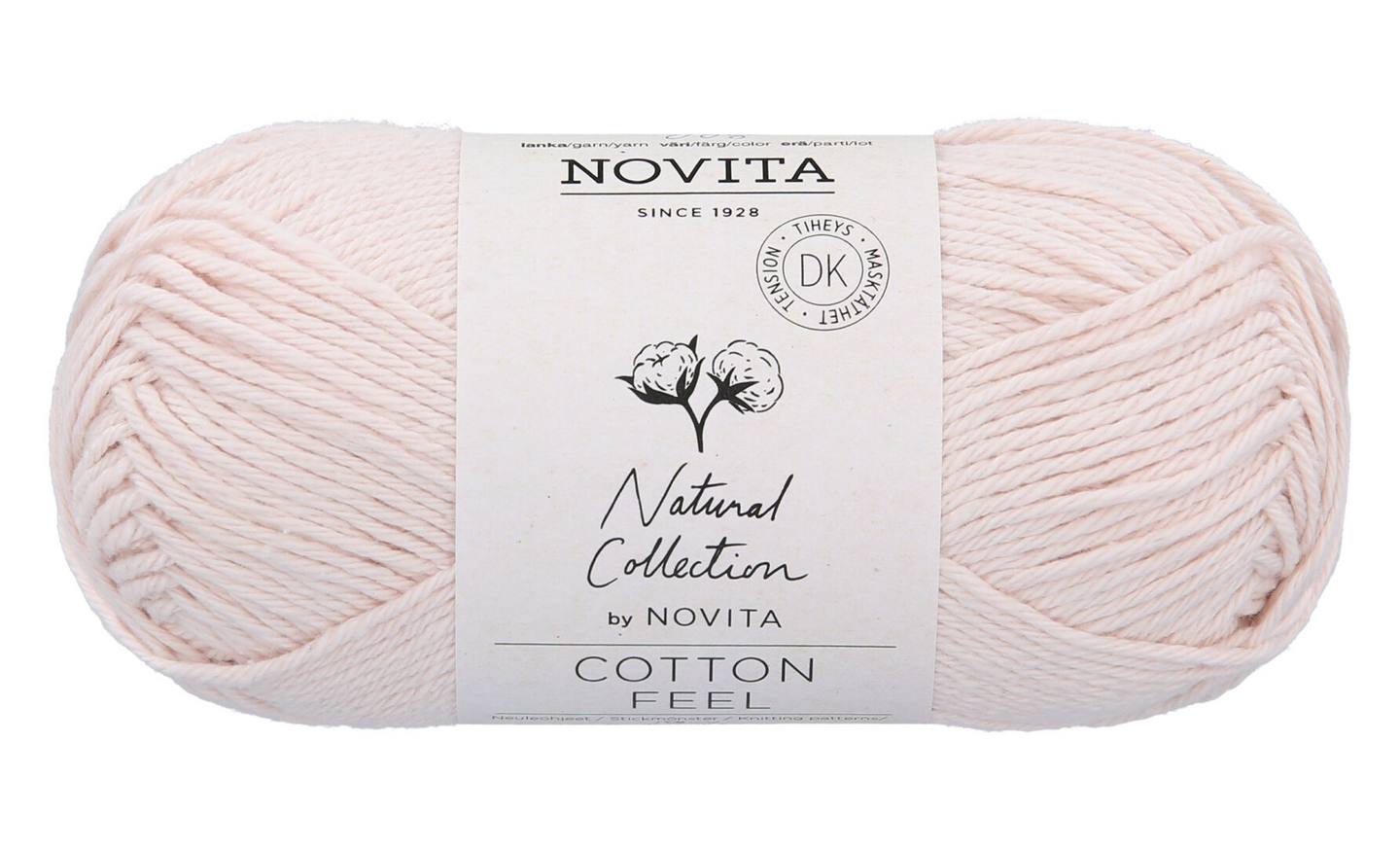 Novita Cotton Feel lanka 50g 008 liitu