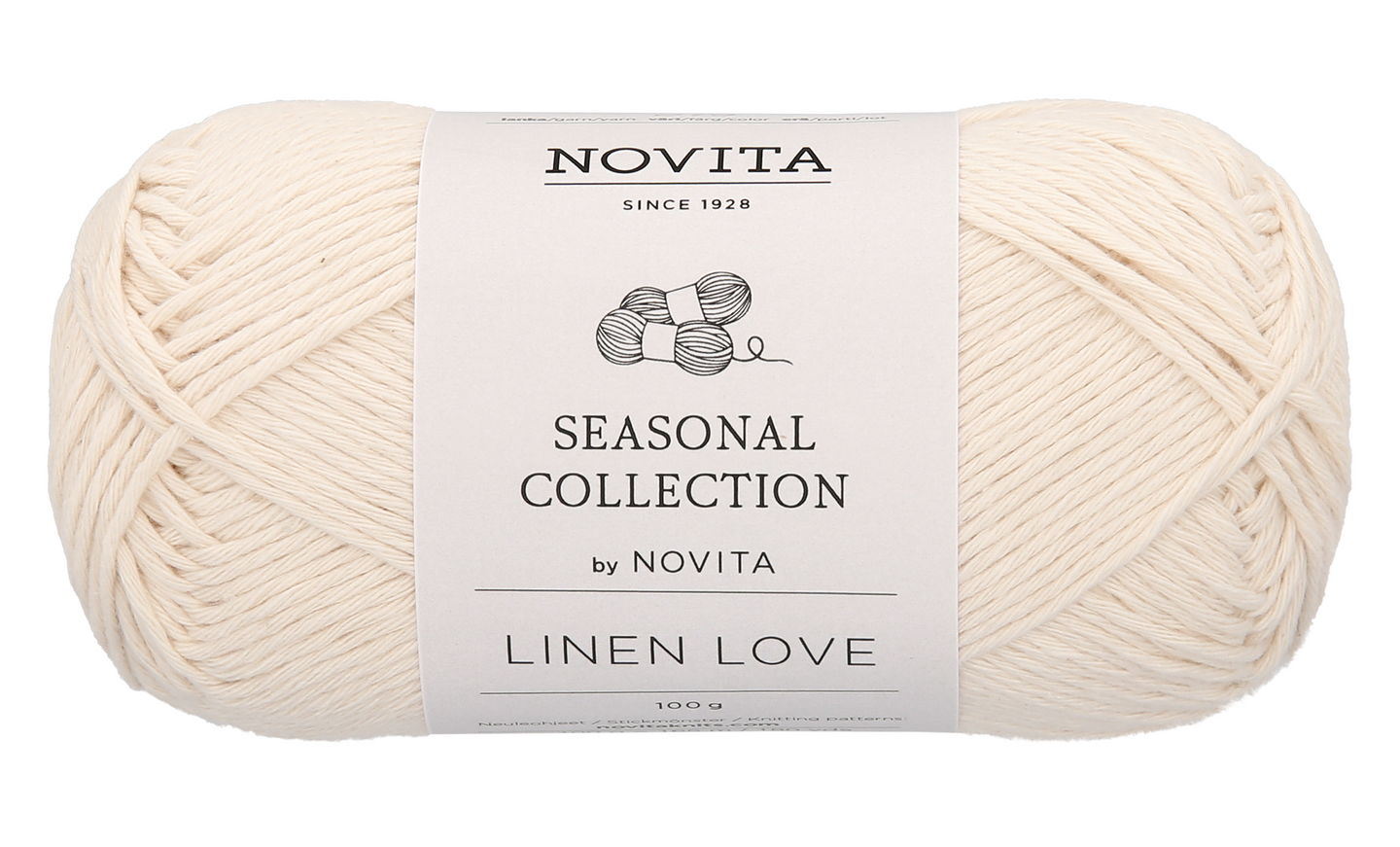 Novita Linen Love lanka 100g 019 vanilja